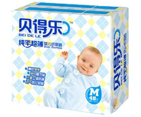 超薄干爽貝得樂紙尿褲 讓寶寶金質睡眠始終保持
