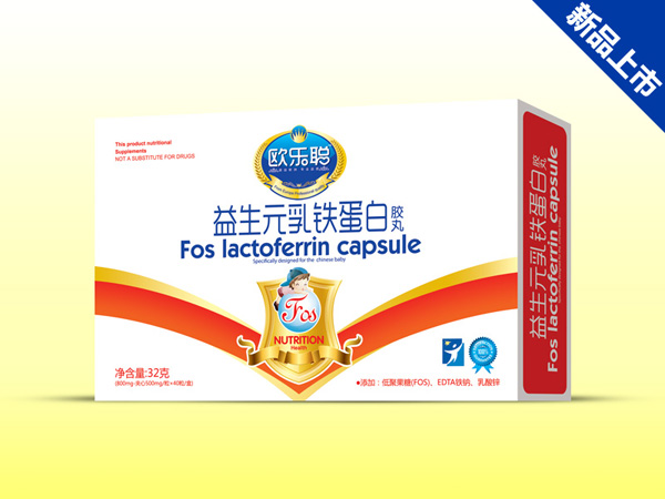 歐樂聰益生元乳鐵蛋白膠丸32g