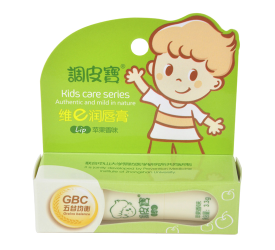 調(diào)皮寶維e潤唇膏蘋果香味
