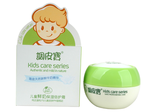 調(diào)皮寶兒童鮮奶保濕倍護(hù)霜