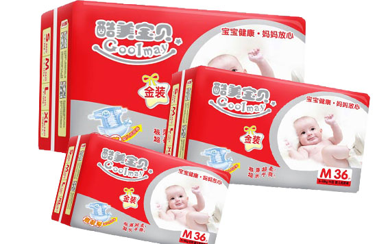 酷美寶貝金裝超極薄嬰兒紙尿褲