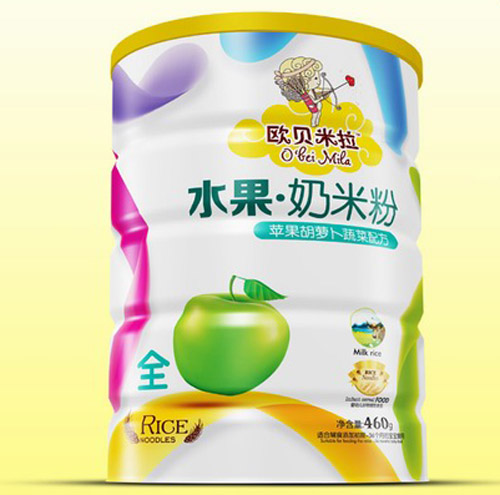   歐貝米拉蘋果胡蘿卜蔬菜奶米粉鐵聽(tīng)
