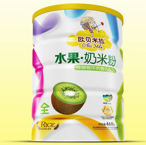   歐貝米拉獼猴桃牛肉番茄奶米粉鐵聽(tīng)