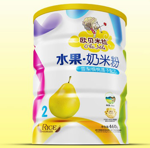   歐貝米拉雪梨核桃蓮子奶米粉鐵聽(tīng)