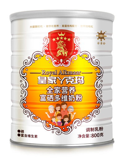  皇家丫克瑪全家營(yíng)養(yǎng)富硒多維奶粉800克
