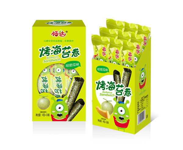   恬達(dá)烤海苔卷-哈密瓜味