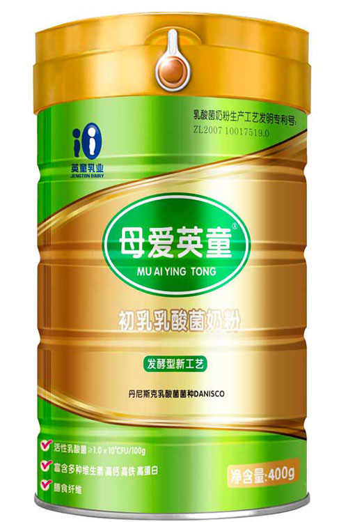      母愛英童初乳乳酸菌奶粉400g