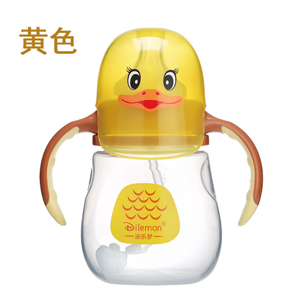  迪樂夢PP奶瓶5143黃色
