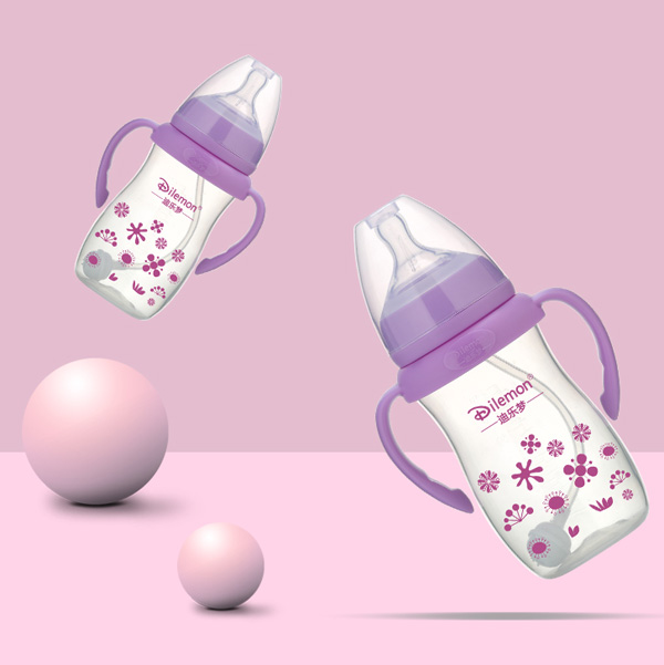  迪樂夢PP奶瓶5135紫色
