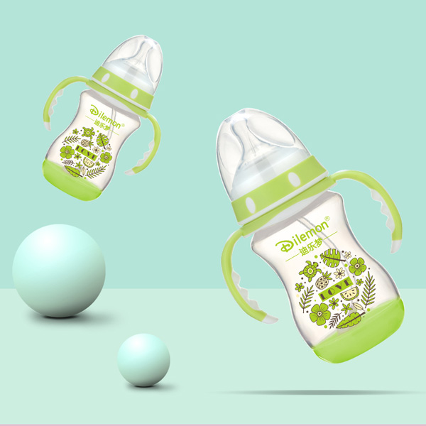  迪樂夢PP奶瓶5139綠色