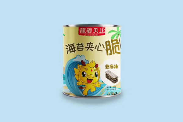  龍嬰貝比海苔夾心脆 芝麻味