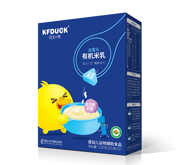  功夫小鴨有機(jī)米乳-益菌元