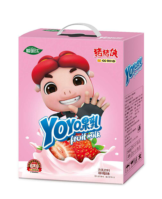 豬豬俠YOYO果乳草莓味