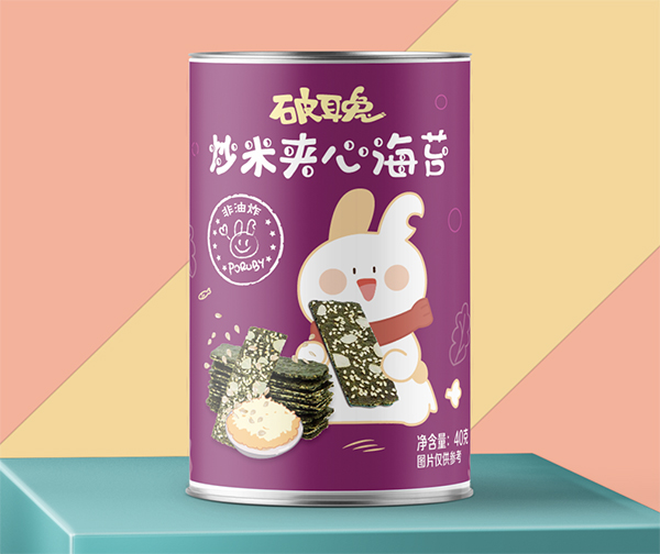  破耳兔炒米夾心海苔