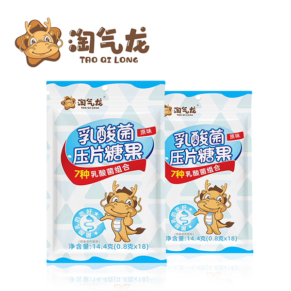 淘氣龍乳酸菌奶片（壓片糖果）