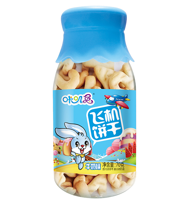    咔嘰兔飛機(jī)餅干 牛奶味