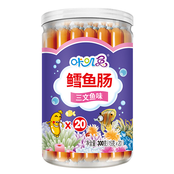 ​咔嘰兔罐裝鱈魚腸 三文魚味