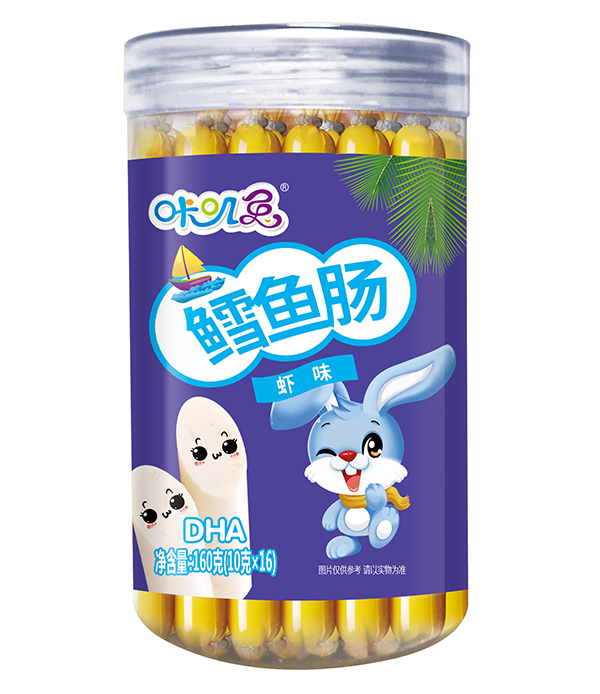  ​咔嘰兔鱈魚腸160g 蝦味