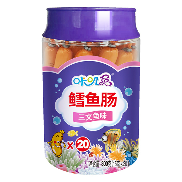  ​咔嘰兔鱈魚腸300g 三文魚味