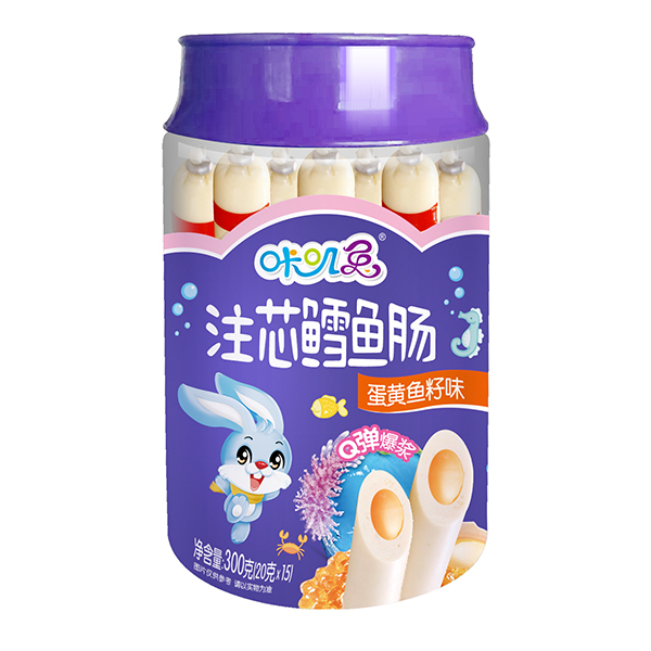  咔嘰兔注芯鱈魚腸 蛋黃魚籽味