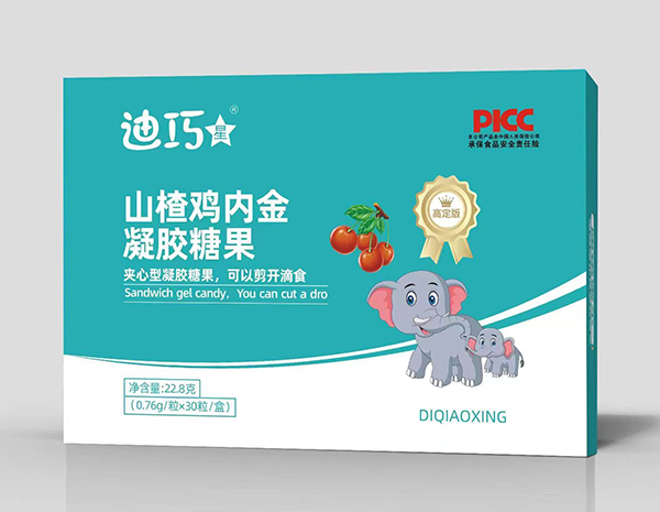  迪巧星山楂雞內(nèi)金凝膠糖果