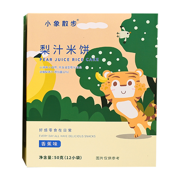  小象散步梨汁米餅-香蕉味