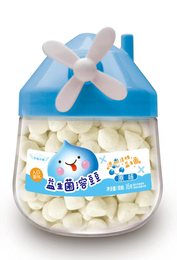  今福貝健風(fēng)車型益生菌溶豆豆-原味