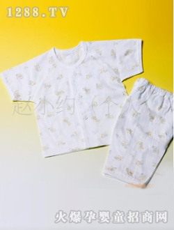 幼童內(nèi)衣短袖兩用襠套裝