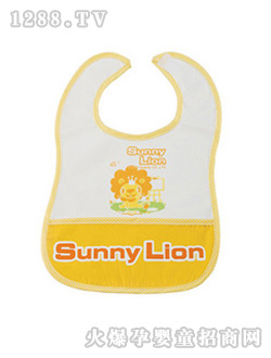小獅王桑尼嬰幼兒防水圍兜