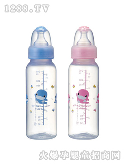 酷咕鴨晶鉆PP雙色蓋標(biāo)準(zhǔn)奶瓶240ml