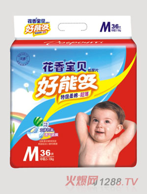 花香寶貝好能吸36片中碼尿片