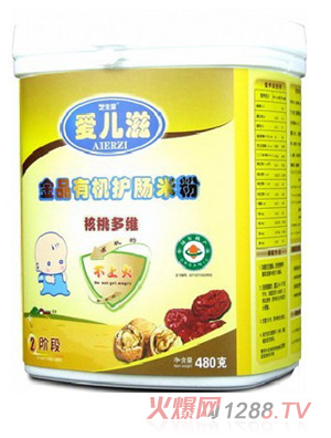 愛(ài)兒滋金品有機(jī)護(hù)腸米粉核桃多維