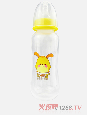 比卡諾標(biāo)準(zhǔn)口徑葫蘆PP奶瓶240ml