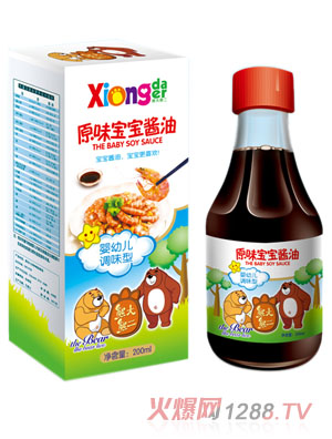 熊大熊二原味寶寶醬油