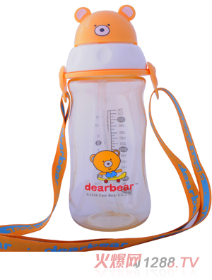 親親貝貝PES小熊背帶水壺350ml