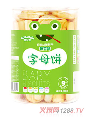 優(yōu)貝龍字母餅(蔬菜味 )