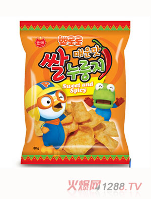 韓美禾啵樂樂微辣米餅