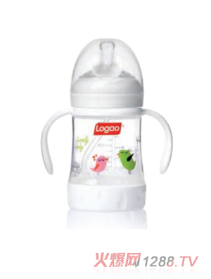 Logao（樂高）防脹氣PP學(xué)飲奶瓶S