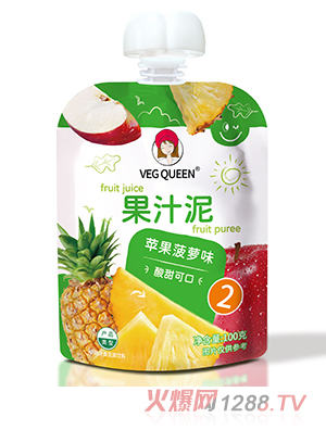 果蔬妃果汁泥-蘋(píng)果菠蘿味