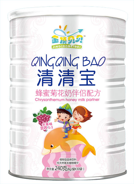  金頂貝貝蜂蜜菊花奶伴侶配方清清寶聽裝