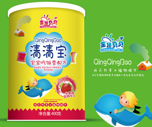  金頂貝貝寶寶吃飯香配方清清寶