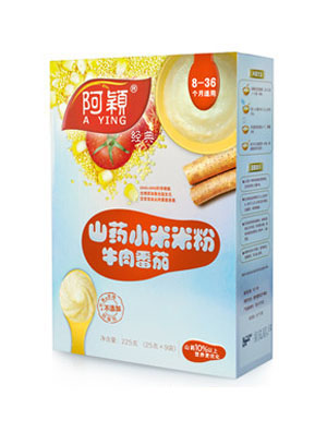   阿穎經(jīng)典山藥牛肉番茄小米米粉