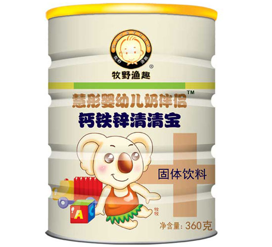   牧野漁趣鈣鐵鋅清清寶