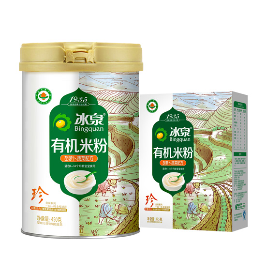   冰泉胡蘿卜蔬菜有機米粉